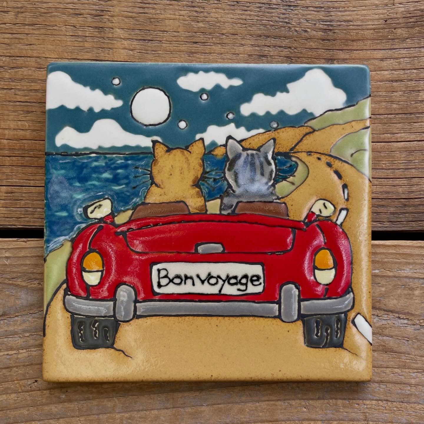 Happy National Tell A Story Day!  6x6” Handmade Tile #ramonapalomatile