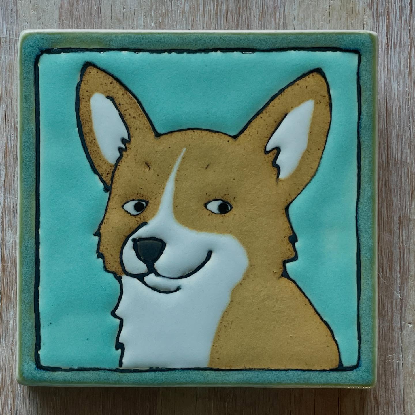 Hi tile friends—if we chatted recently about future tile and you are expecting an email from us…please check your spam folders. The robots don’t seem to like our wording… or something and send us to spam. 🙀Happy November! #ramonapalomatile #corgi #handmadetiles #tilelove